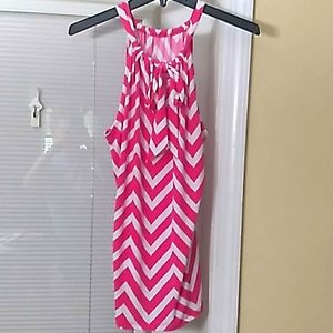 Cynthia Rowley small pink and white